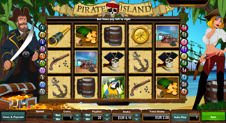 Pirate Island Entry Screen